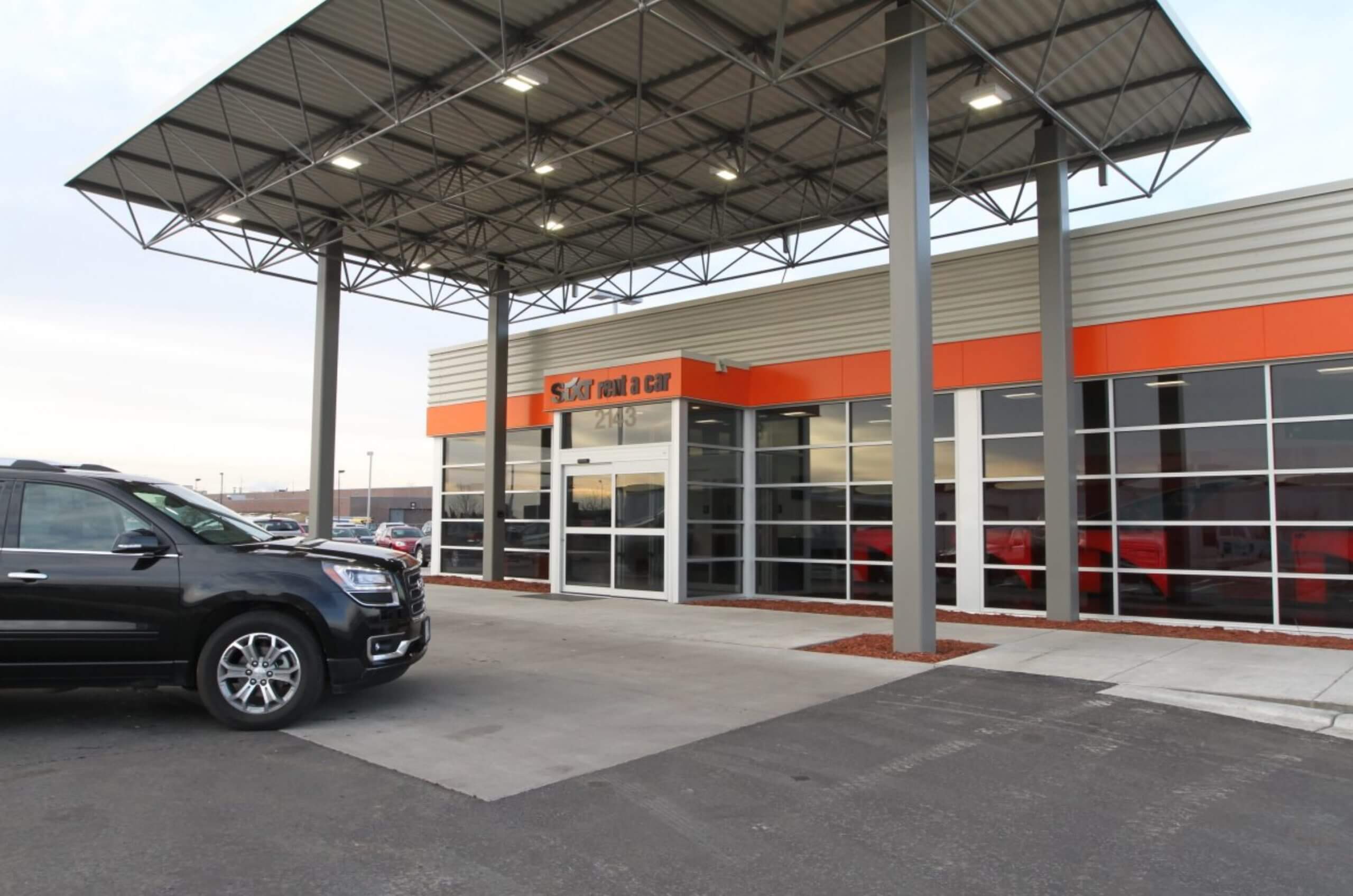 Sixt Car Rental Entrance Canopy